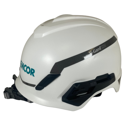 MSA V-Gard H1 EN50365 Adjustable White Safety Helmet with Chin Strap -0