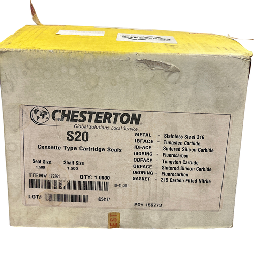 Chesterton S20 1.5" x 1.5" High Performance Double Cassette Seal -2