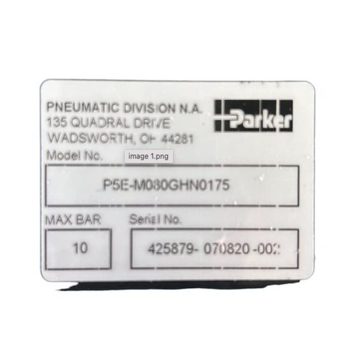 Parker M080GHN0175 10 Max Bar Guided Cylinder -2