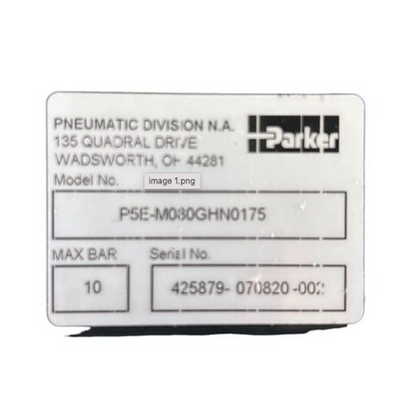 Parker M080GHN0175 10 Max Bar Guided Cylinder -2