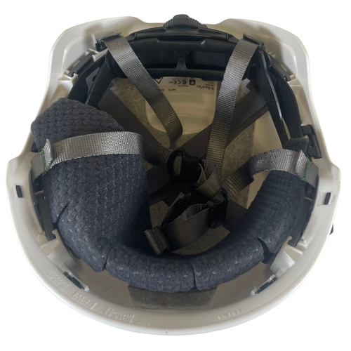 MSA V-Gard H1 EN50365 Adjustable White Safety Helmet with Chin Strap -5