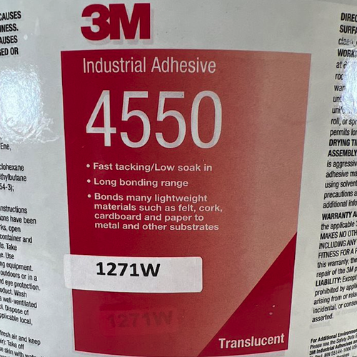 3M 4550 5 Gal Pail Translucent Liquid Industrial Adhesive -1