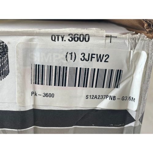 Simpson S12A237PNB 2-3/8" 304SS 15° Wire Coil Ring Shank Nails (Box of 3600) -6