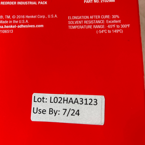 Loctite 2102986 10.14 Oz 518 Series Red Anaerobic Gasket Sealant -2