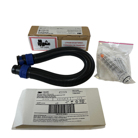 3M TR-613N Universal Size Versaflo Lithium Ion Belt-Mount PAPR Assembly -0