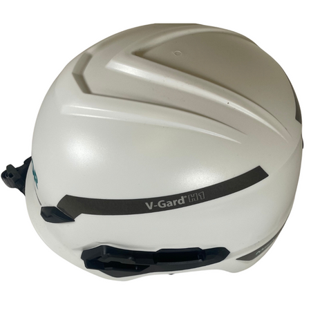 MSA V-Gard H1 EN50365 Adjustable White Safety Helmet with Chin Strap -3