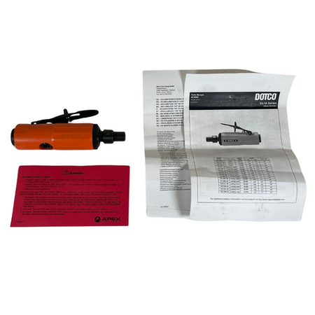 Dotco 10L1080-36 1/4" Collet x 4-5/8" OAL 0.3HP 90 PSI 30000 RPM Die Grinder -1