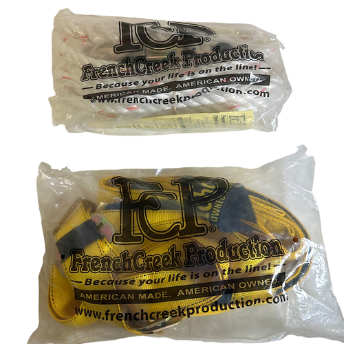 FrenchCreek RK-25 25' x 5/8" 3-Strand Polyblend Rope Deluxe Roofer's Kit -1