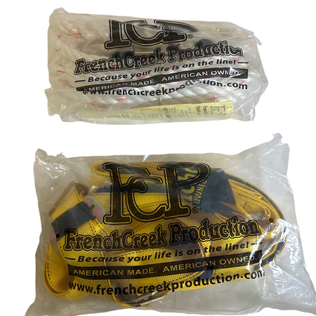 FrenchCreek RK-25 25' x 5/8" 3-Strand Polyblend Rope Deluxe Roofer's Kit -1