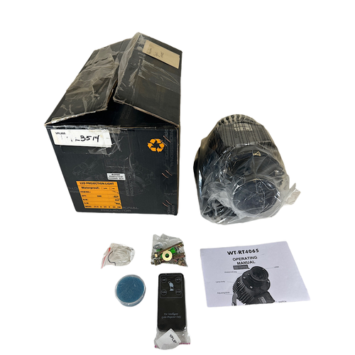 Accuform VPL855 3' Cord 110V 2.7A Heavy-Duty Custom LED Sign Projector -1