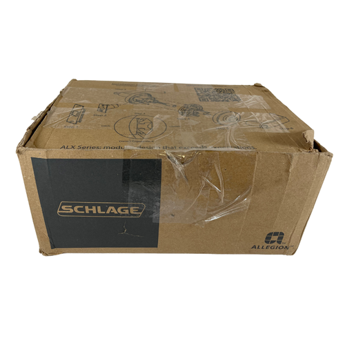 Schlage ALX10S 2-3/4" G2 Satin Chrome Brass Keyless Passage Lever Locksets -5