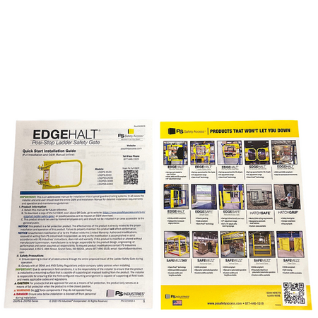 PS Industries LSG-1520-PCY 15" to 20" Steel Self Closing Safety Gates -2