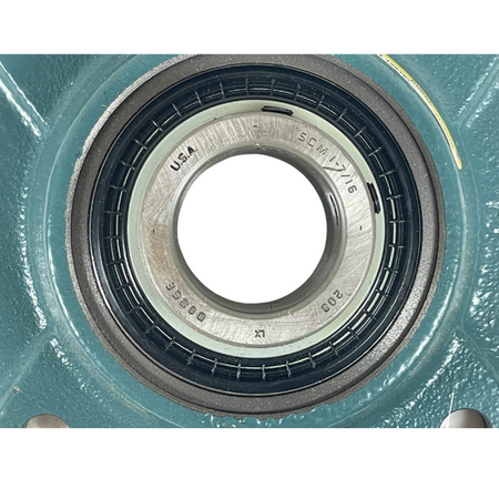 Dodge 126187 1-7/16" Set Screw Locking 4-Bolt Flange Ball Bearing2