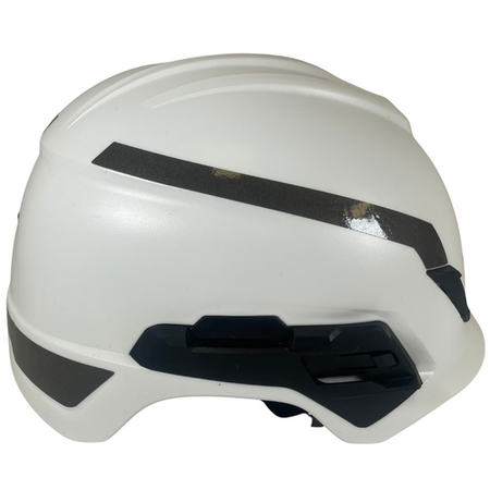 MSA V-Gard H1 EN50365 Adjustable White Safety Helmet with Chin Strap -2