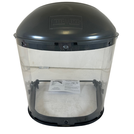 Honeywell FM70DCCL 4" Clear Uncoated Propionate Dual Crown Faceshield0