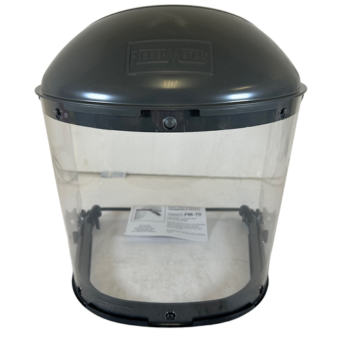 Honeywell FM70DCCL 4" Clear Uncoated Propionate Dual Crown Faceshield0