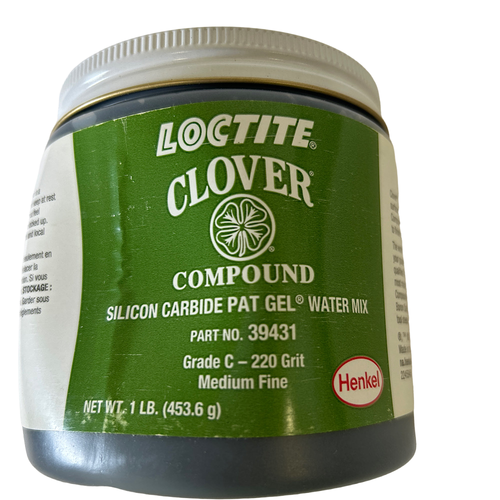 Loctite 39431 16 Oz Grade C Grit 220 Silicon Carbide Clover Lapping Compound -0