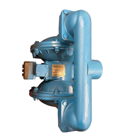 Sandpiper S15B1ABWANS000 1-1/2" NPT Air Aluminum Double Diaphragm Pump -1