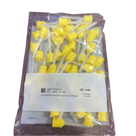 3M 71452 4.2 mm VPS Impression Material Yellow Mixing Tips (Pack of 50) -0