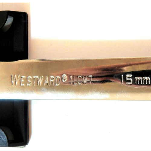 Westward 1LCW7 14 mm x 15 mm 12-Point Ratcheting Double End Wrench -2
