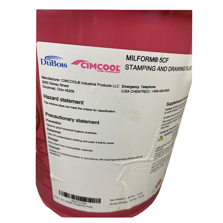 Cimcool B00614-P000 5CF 5 Gal Pail Forming & Drawing Fluid Straight Oil -1