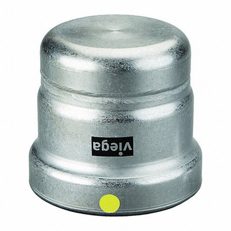Viega 28860 2-1/2" Zinc-Nickel Plated Carbon Steel Cap -0