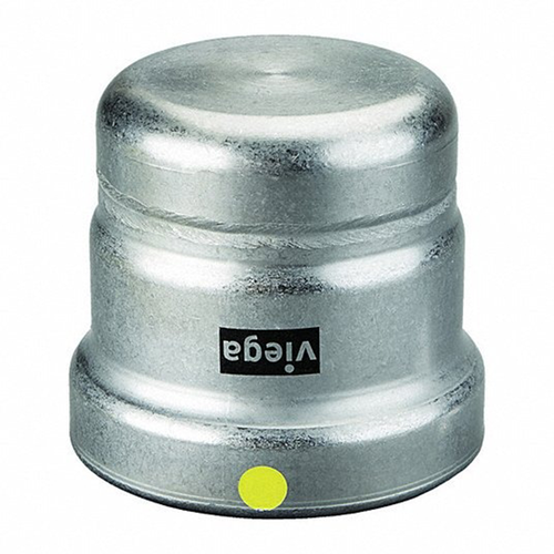 Viega 28860 2-1/2" Zinc-Nickel Plated Carbon Steel Cap -0