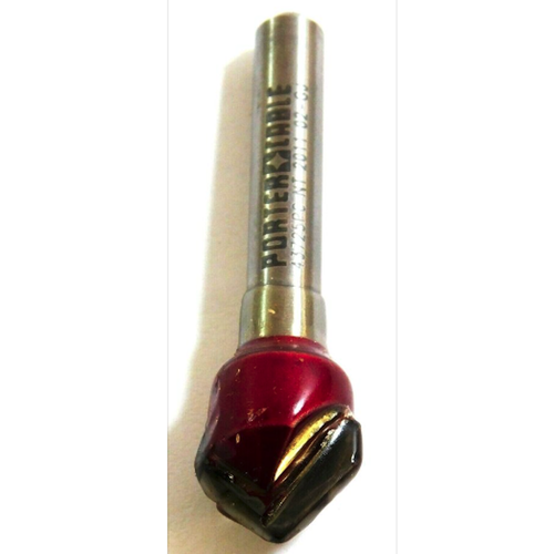 Porter Cable 43725PC 1/2" x 1/4" x 23/64" x 2" Carbide V-Groove Bit1