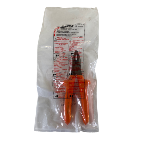 Facom 187.18AVSE 185 mm 1000V Insulated Combination Pliers1