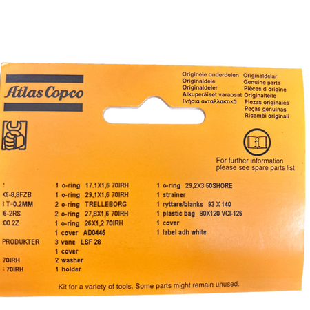 Atlas Copco 4081 0581 00 Genuine Parts Service Kit -1