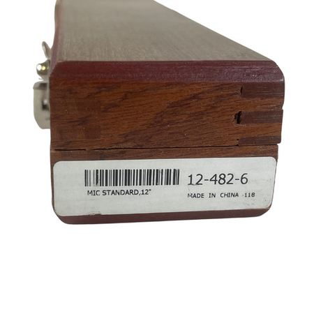 SPI 12-482-6 12" +/- .00025" Accuracy Spherical End Micrometer Standard -4