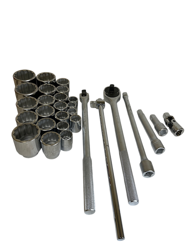 Proto J55104A 3/4" Drive 29-Piece 12-Point Chrome Finish Socket Set -0