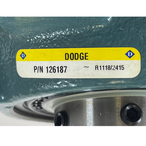 Dodge 126187 1-7/16" Set Screw Locking 4-Bolt Flange Ball Bearing3