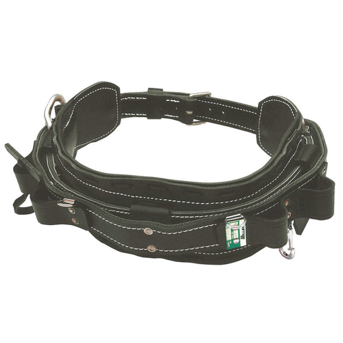 Honeywell Miller 8449-1/D24BK 40" - 50" Black Leather Body Belt -1