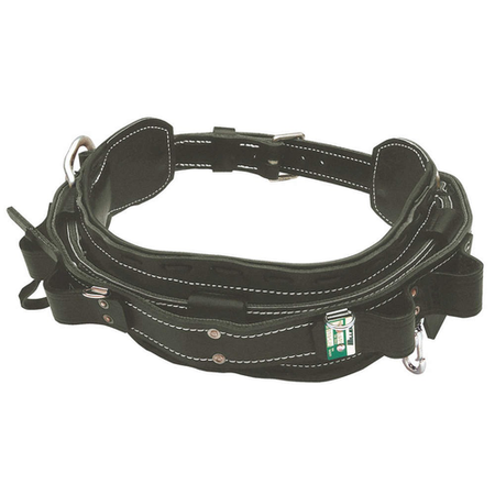 Honeywell Miller 8449-1/D24BK 40" - 50" Black Leather Body Belt -1