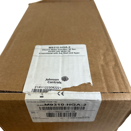 Johnson Controls M9310-HGA-2 89 in-lb 1.3W 24V SPDT Damper and Valve Actuator -2