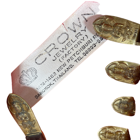 Crown Jewelry Brass Flatware with Rosewood Handles Cutlery Set -3