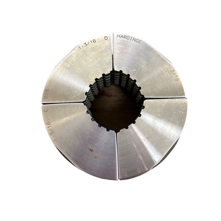 Hardinge 56130059011875 1-3/16" Round Serrated S26 Collet Pad -1