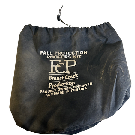 FrenchCreek RK-25 25' x 5/8" 3-Strand Polyblend Rope Deluxe Roofer's Kit -3