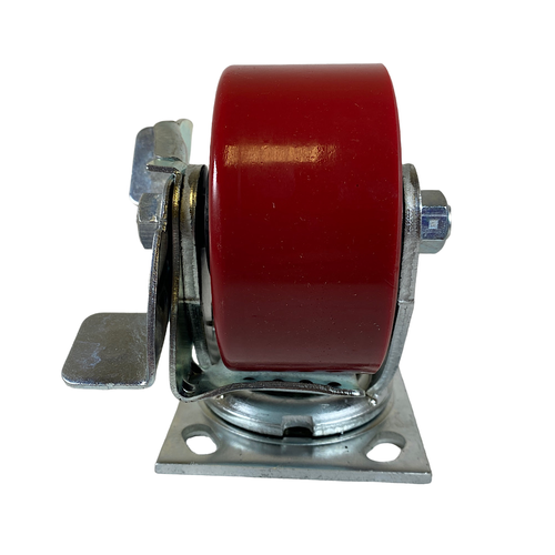 Value Collection VES4X2MOPTBK 4" x 2" x 5-5/8" OAH 700 lb Capacity Swivel Caster2