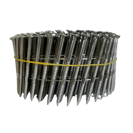 Simpson S12A237PNB 2-3/8" 304SS 15° Wire Coil Ring Shank Nails (Box of 3600) -1