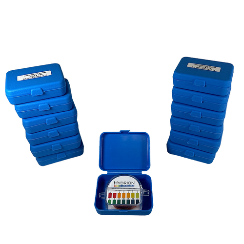 Hydrion 94 1-14 pH Spectral Insta-Chek pH Test Paper Dispenser (Lot of 13) -0