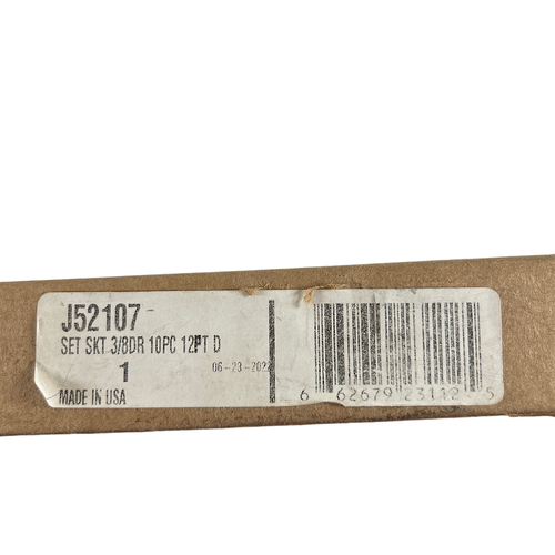 Proto J52107 3/8" Drive 10-Piece 12-Point Chrome Finish Socket Set1