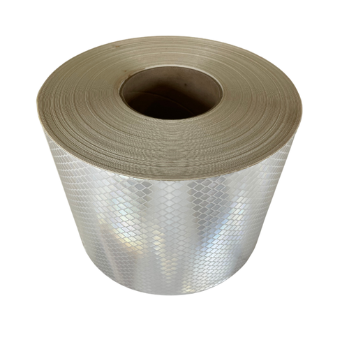 3M 973-10NL 6" x 50 Yards White Diamond Grade School Bus Marking Series -2