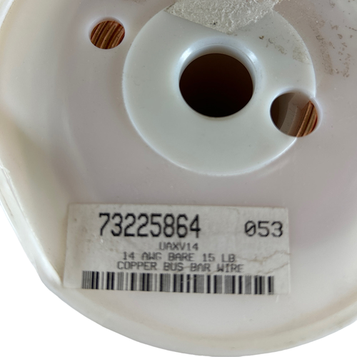 Made in USA UAXV14 0.0641" x 1200' 14 GA Bare Copper Bus Bar Wire -1