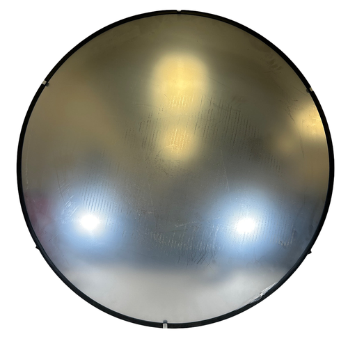 Fred Silver PLXR-36 36" x 36' Round Acrylic Convex Security Mirror -0