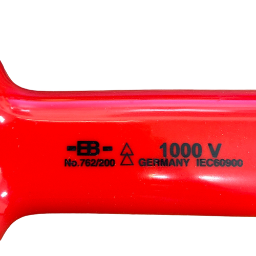 Wiha 796/200 8" OAL 1000V Chrome Vanadium Steel Adjustable Wrench1