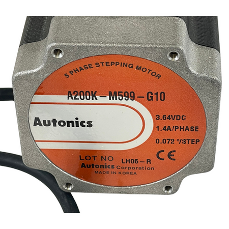 Autonics A200K-M599W-G10 85 mm Square 5PH 1.40A Double Shaft Stepper Motor -2