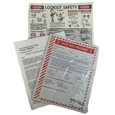 Brady 45249 5" Hand Wheel Keyed Different Padlocks Portable Lockout Kit -4