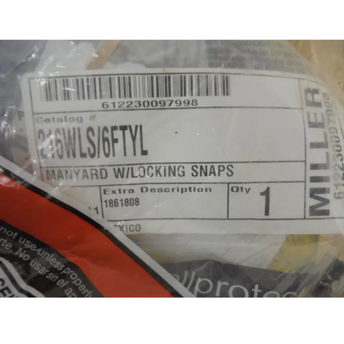 Miller 8095-70/MYK 310 Lb Size M Full Body Harness with Back D-Ring -2